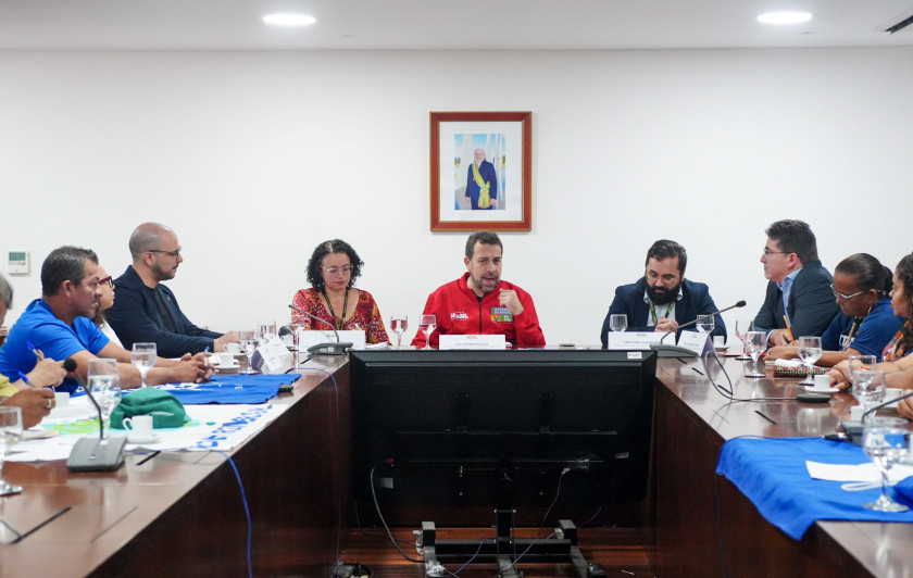 Ministro Guilherme Boulos recebe representantes do MPP