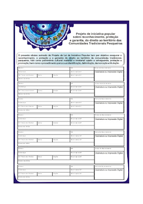Campanha pelo território pesqueiro